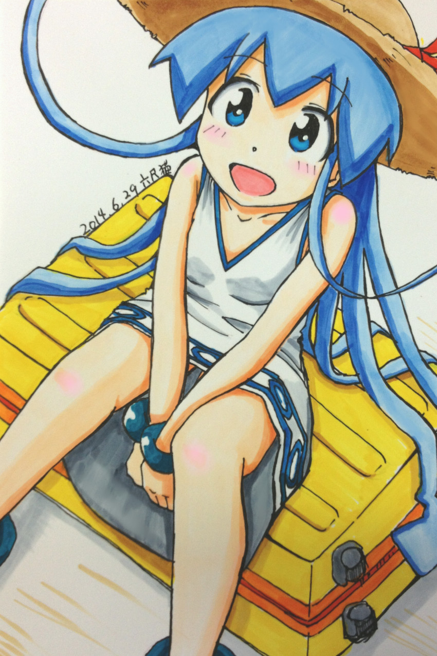 ikamusume (shinryaku! ikamusume) drawn by rokushaku_neko