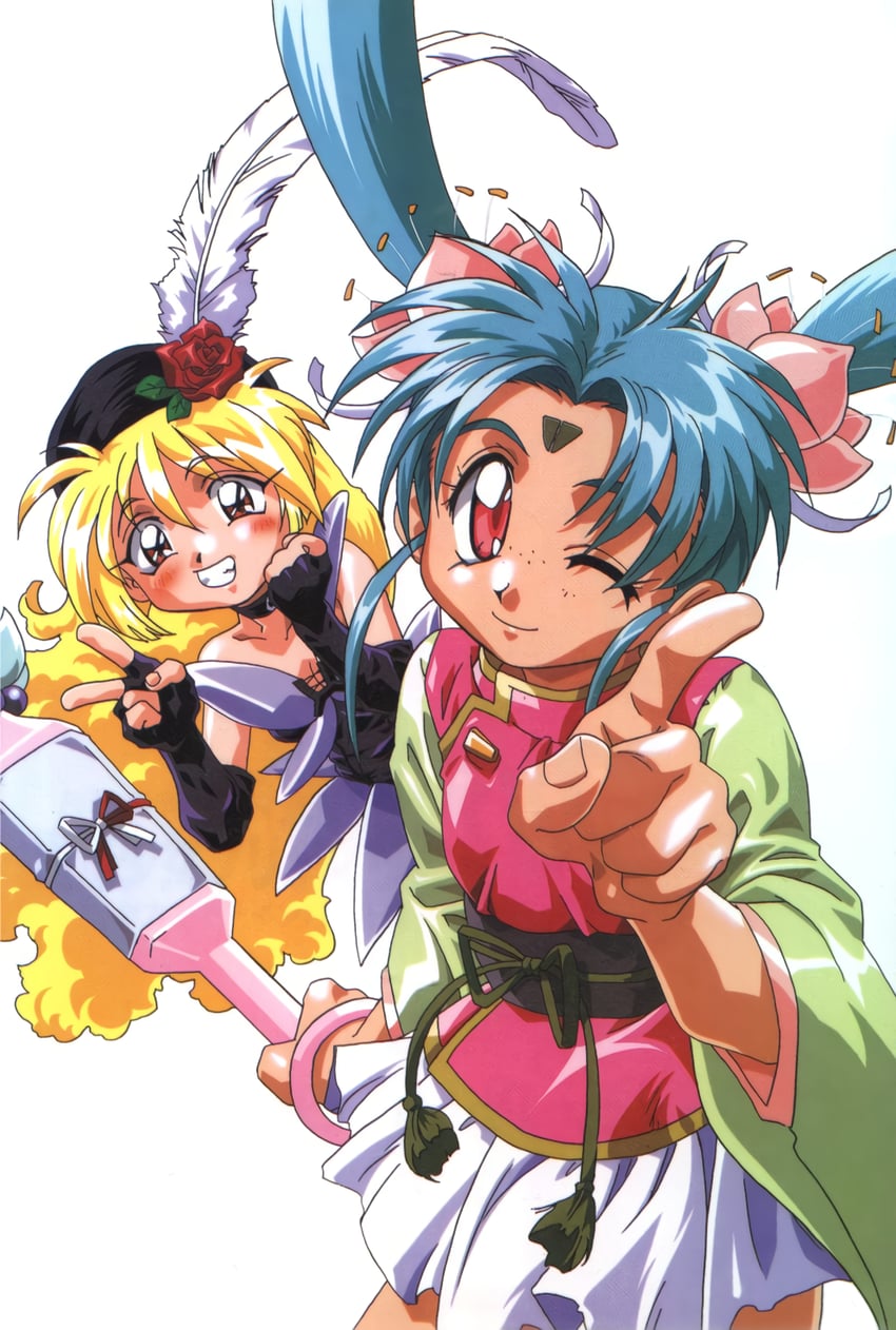 masaki sasami jurai, pretty sammy, kawai sasami, and pixy misa (mahou shoujo pretty sammy)