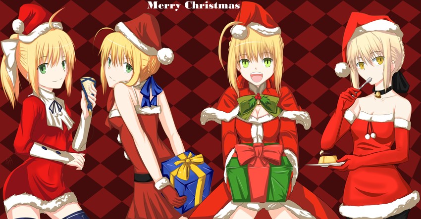 artoria pendragon, saber, nero claudius, saber alter, and saber lily (fate and 3 more) drawn by akatsuki_(mp31097)