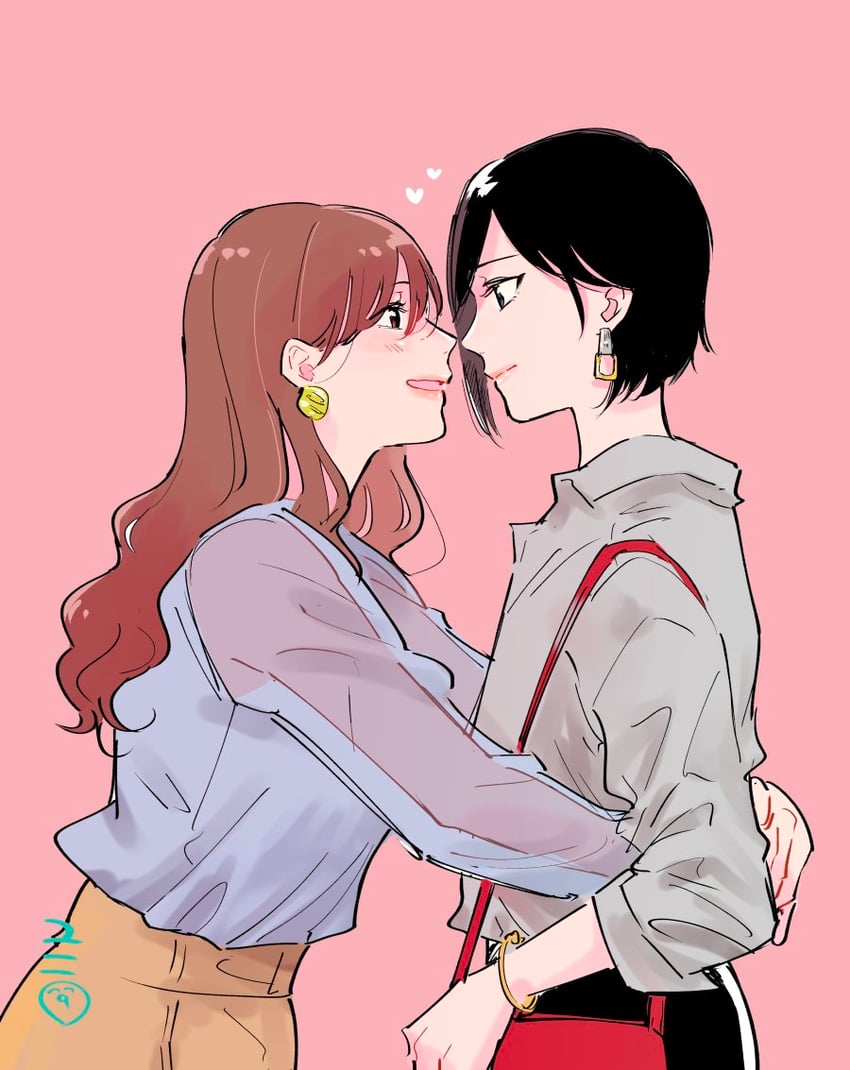 asano ayako and fujimura saori (nikurashii hodo aishiteru) drawn by yuni_(monoxx)