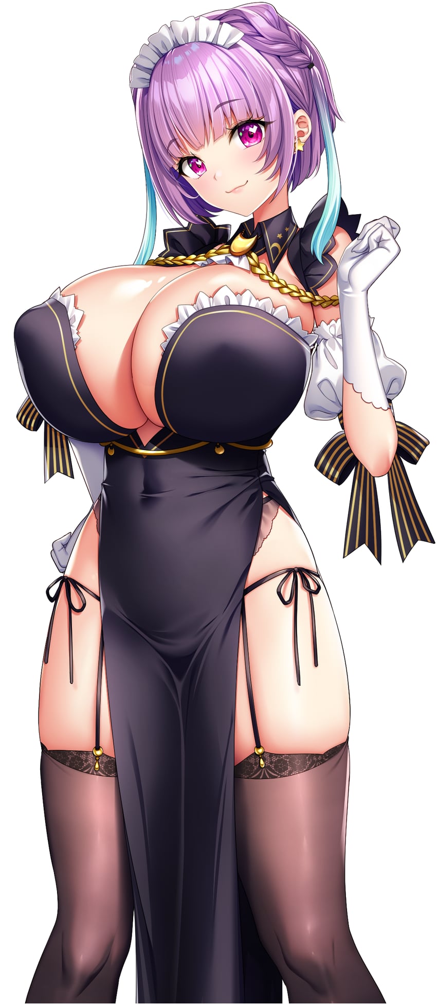 fran franchir (motto! haramase! honoo no oppai isekai oppai maid gakuen!) drawn by akagi_rio