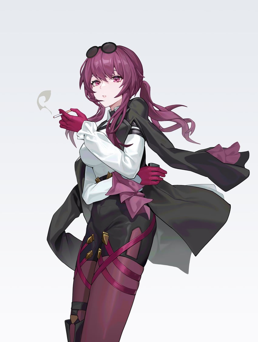kafka (honkai and 1 more) drawn by 778_(fan7)