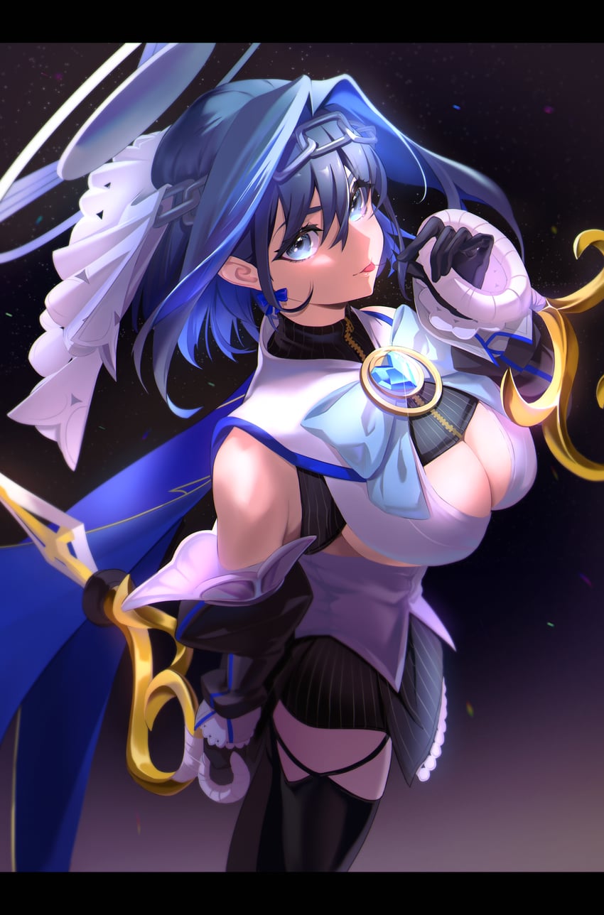 ouro kronii (hololive and 1 more) drawn by chata_art_008