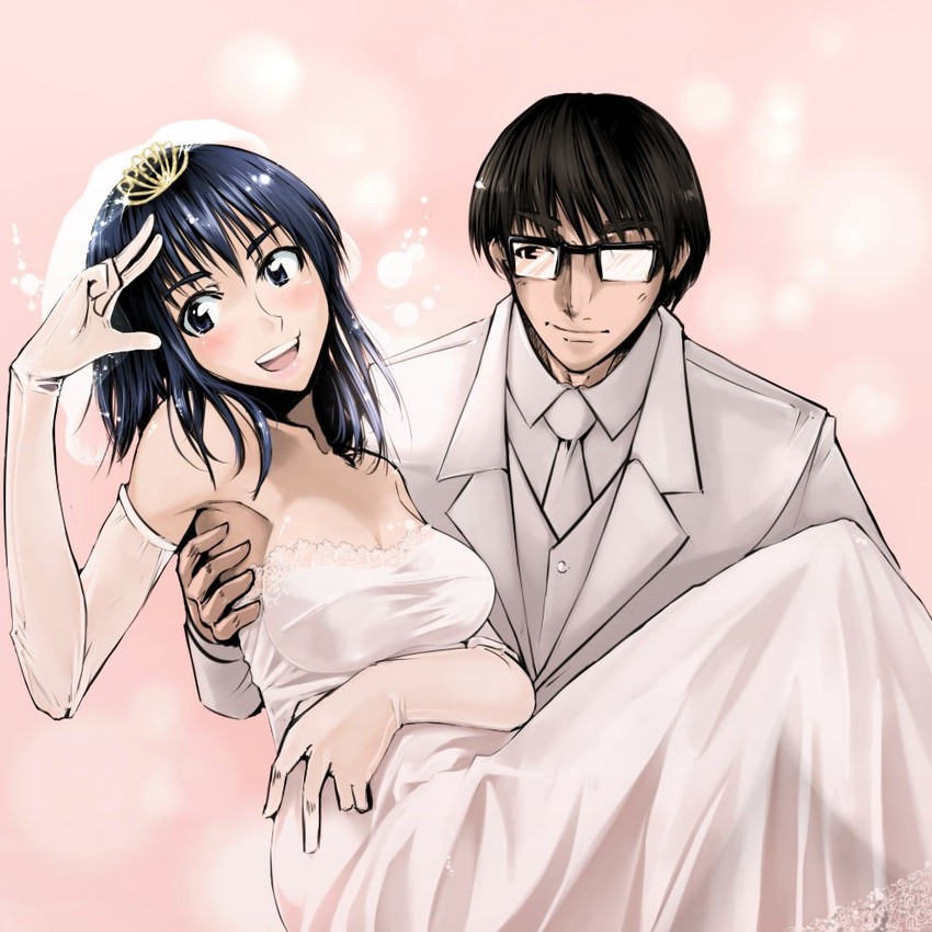 suou mikoto and hanai haruki (school rumble) drawn by cosaten