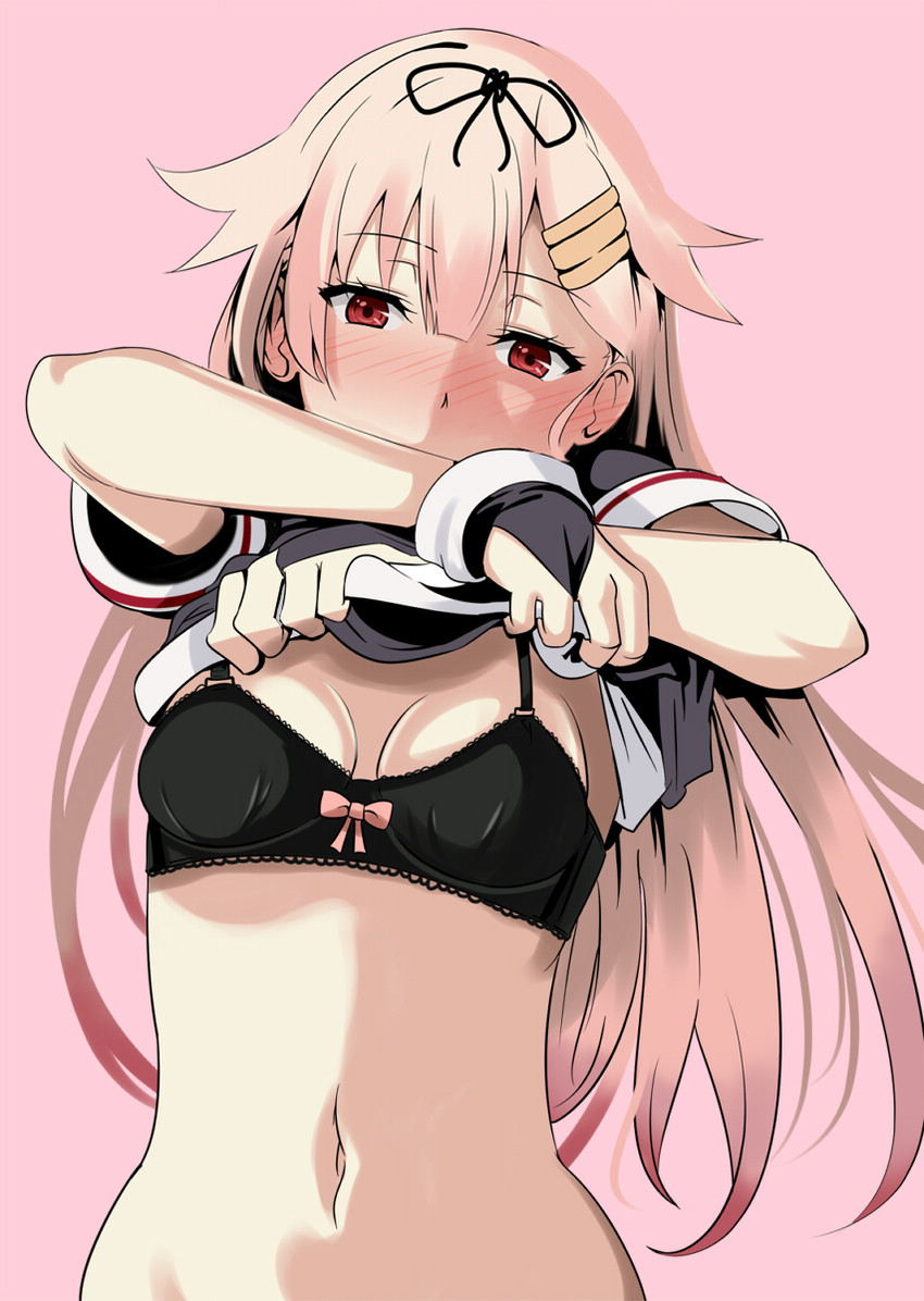 yuudachi and yuudachi kai ni (kantai collection) drawn by okuba