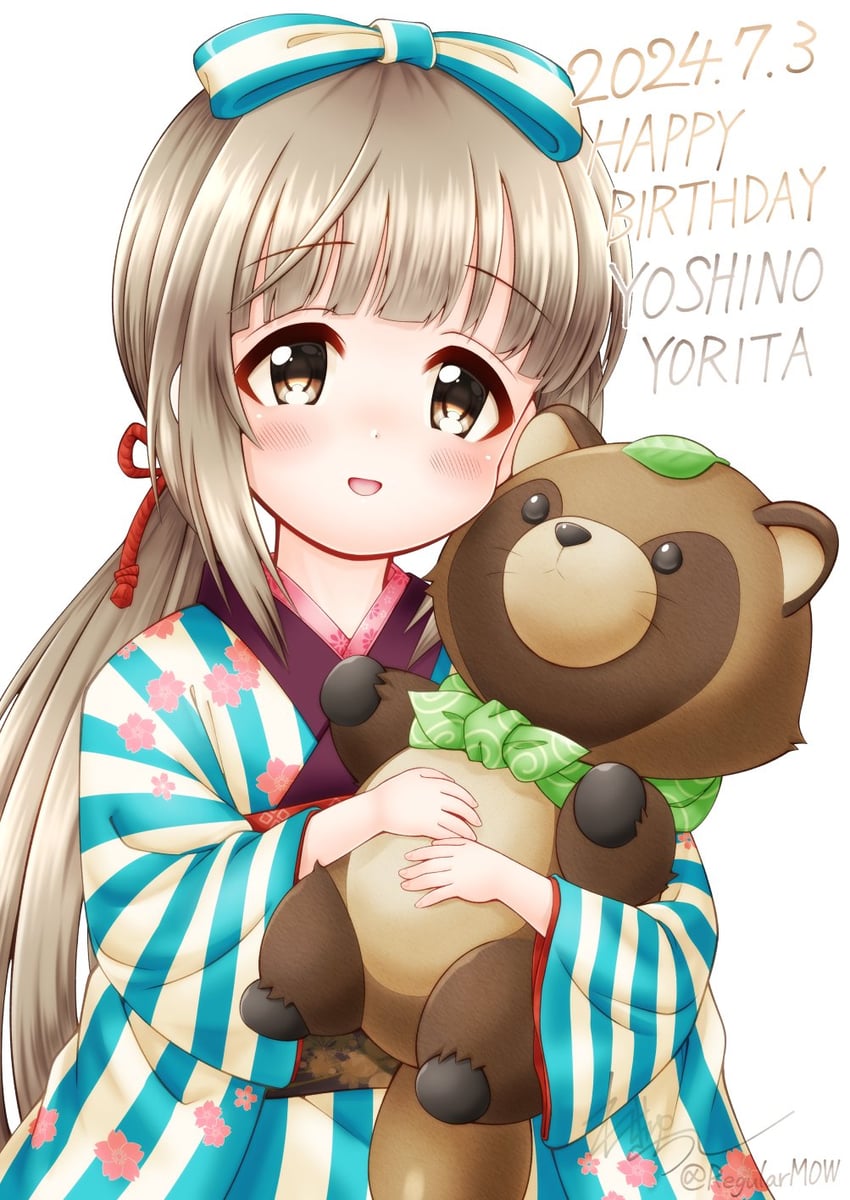 yorita yoshino (idolmaster and 1 more) drawn by regular_mow