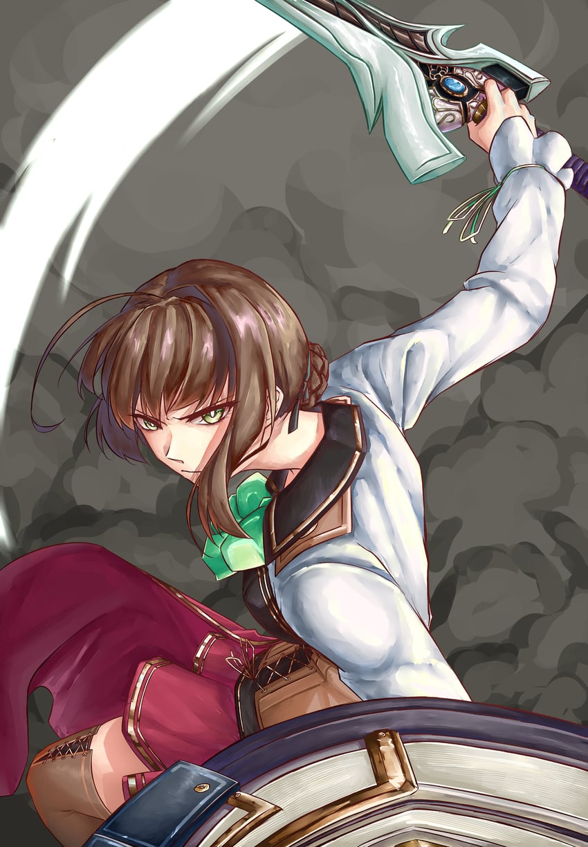 duvalie (eiyuu densetsu and 2 more) drawn by moren_eh