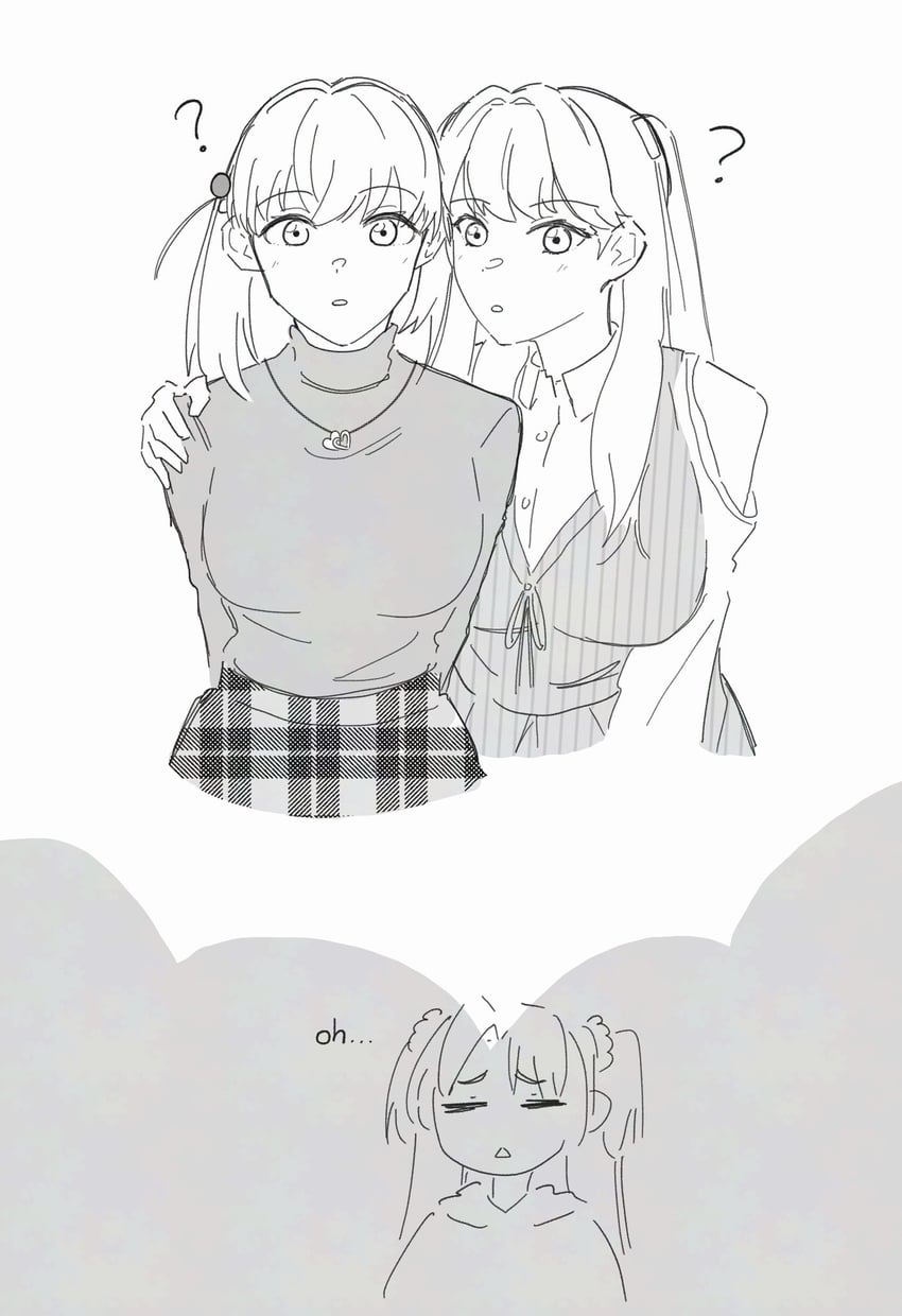 hinoshita kaho, fujishima megumi, and osawa rurino (love live! and 1 more) drawn by cheongseo