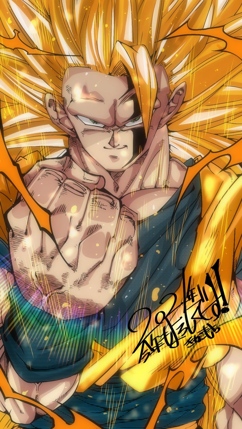 son goku (dragon ball and 1 more) drawn by kinakomochi_(user_vedc2333)