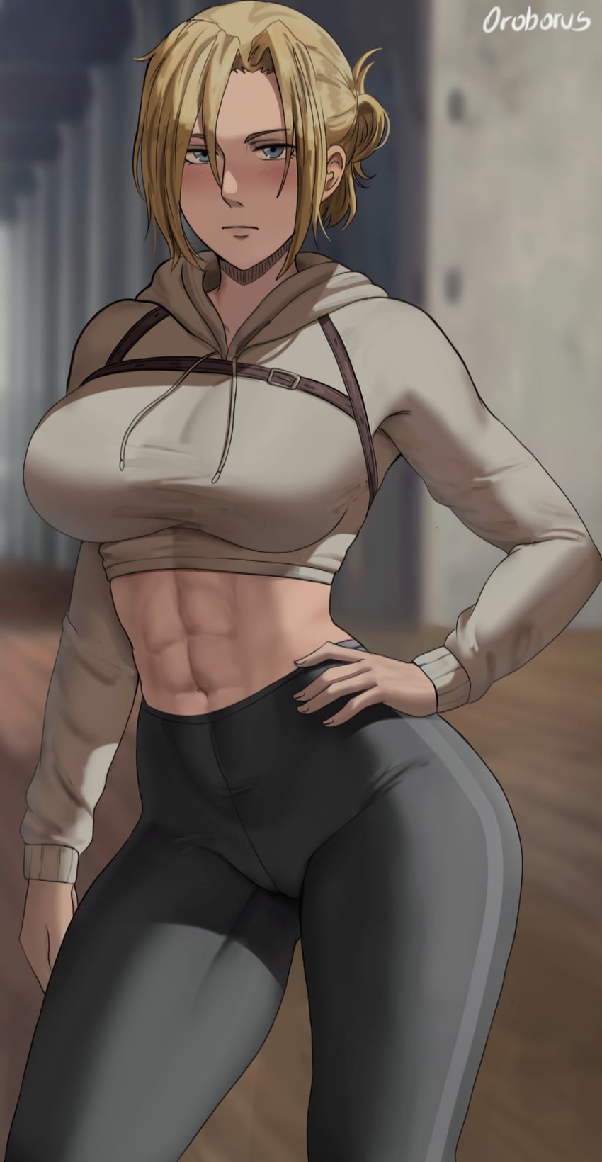 annie leonhart (shingeki no kyojin) drawn by oroborus