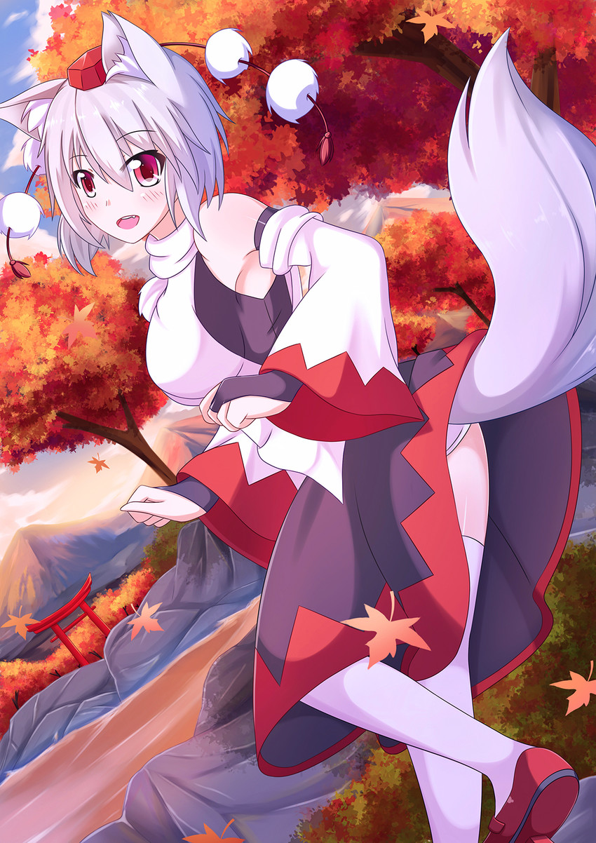 inubashiri momiji (touhou) drawn by nugi_(armenci)