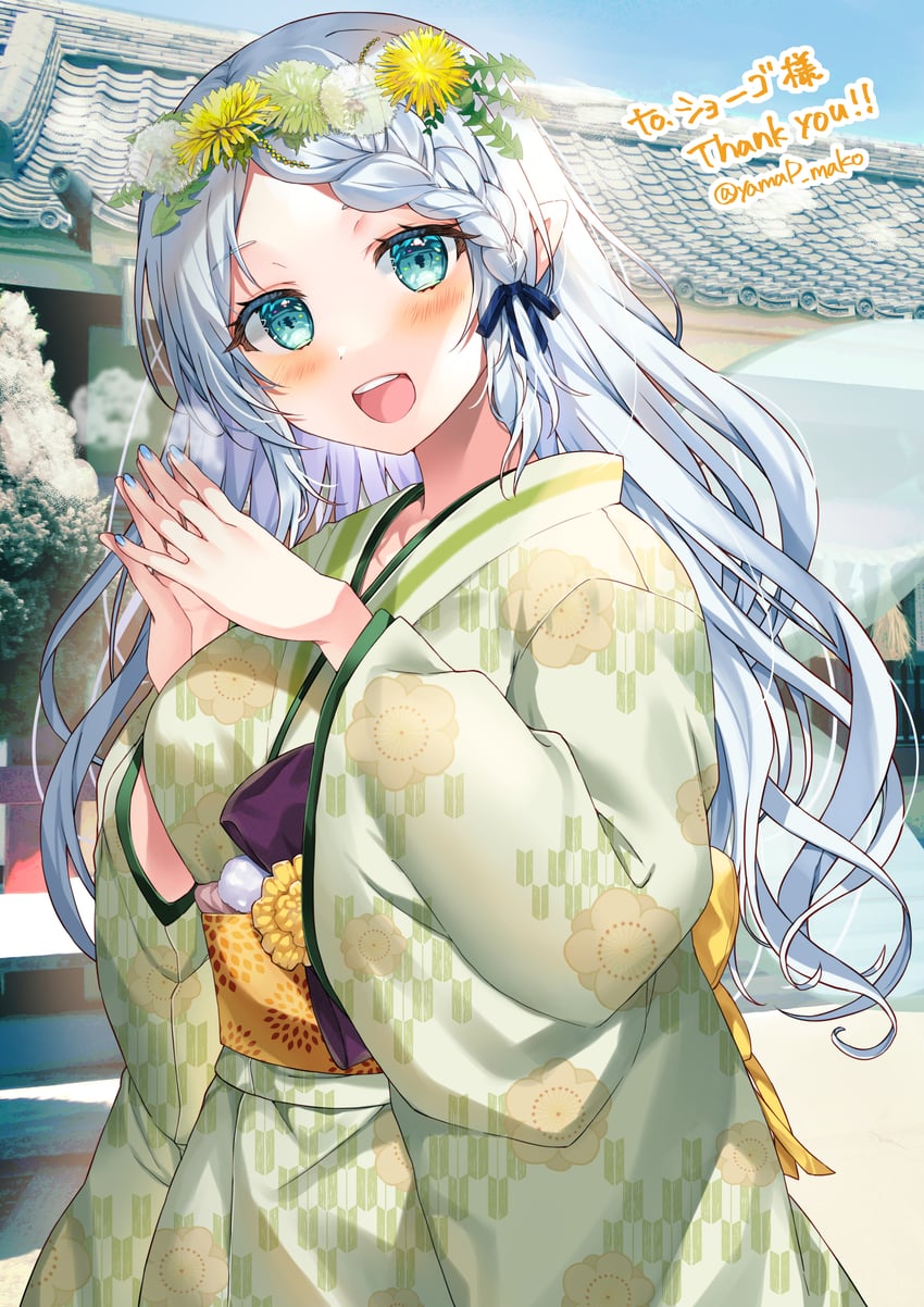 kokorone hana (indie virtual youtuber) drawn by yam_(yamap_mako)