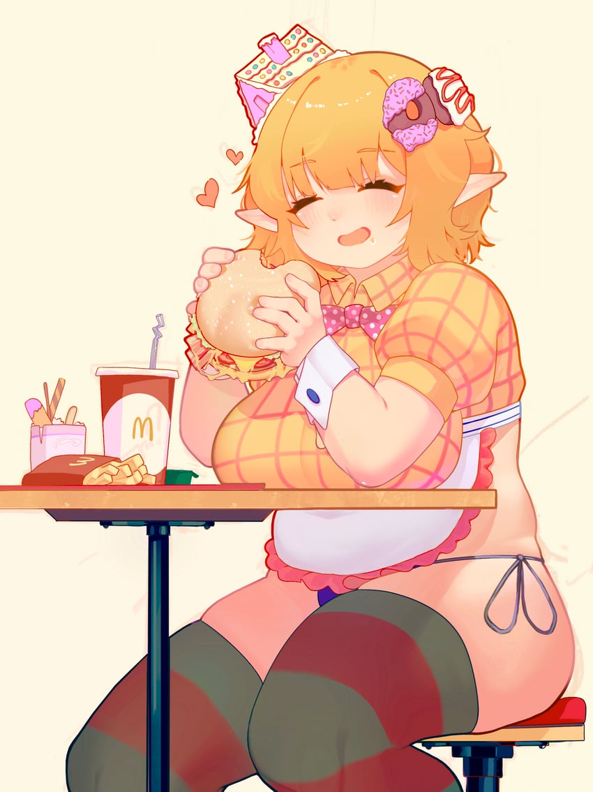 belle (mcdonald's and 1 more) drawn by zao_(pixiv_15847342)