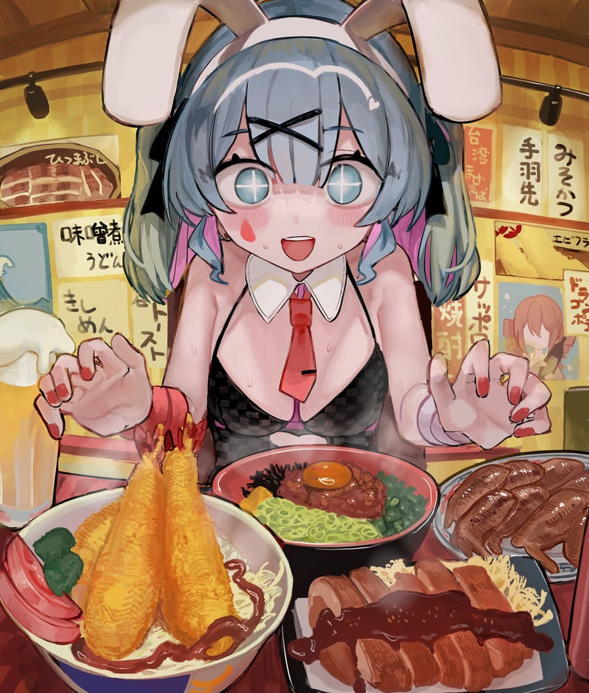 hatsune miku and kasane teto (vocaloid and 2 more) drawn by microa