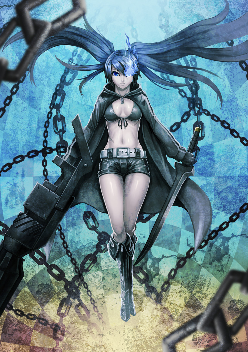 black rock shooter (black rock shooter) drawn by ko-ran