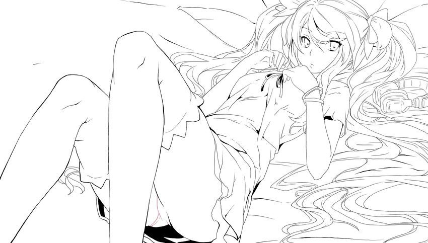 hatsune miku (vocaloid and 1 more) drawn by chiyu_k