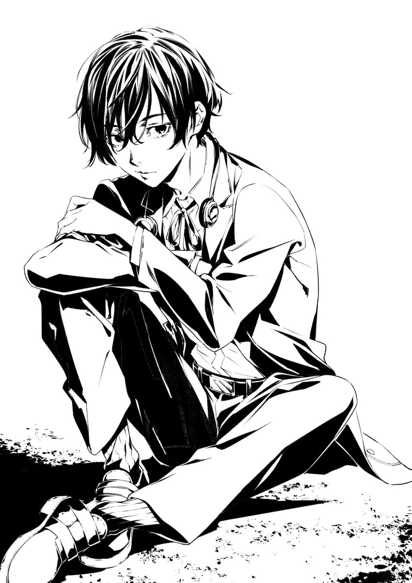 yuuki makoto (persona and 1 more) drawn by saeki_shun