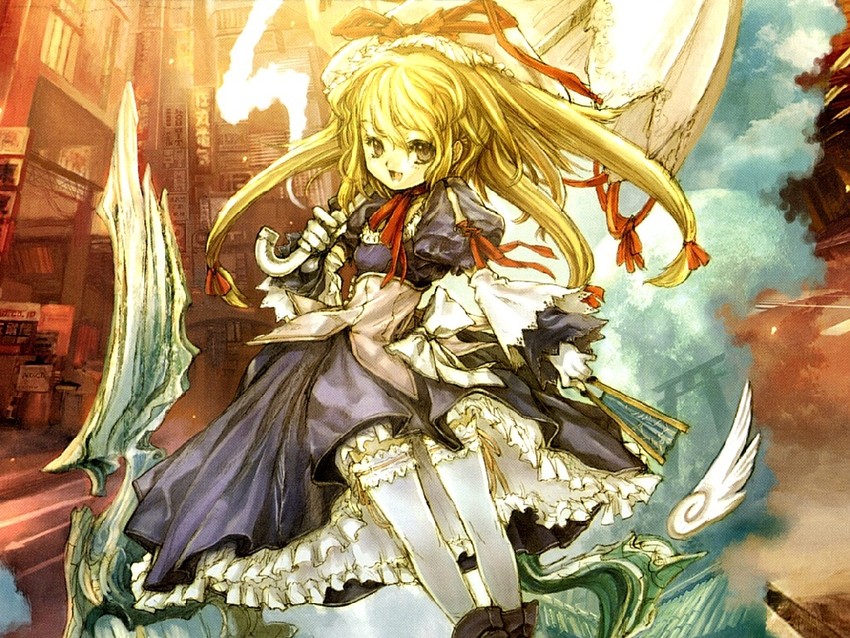 yakumo yukari (touhou and 1 more) drawn by asai_genji