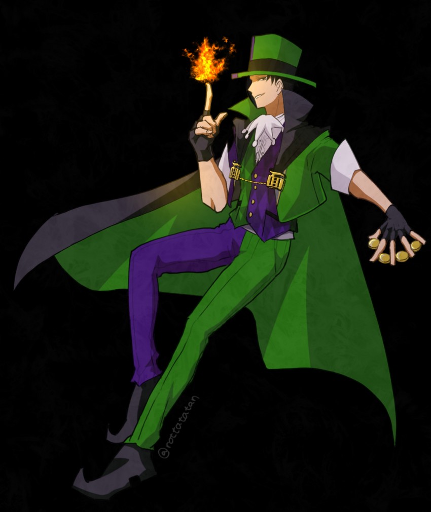 manov mistree and mr. reus (ace attorney and 1 more) drawn by rota_(rottatatan)