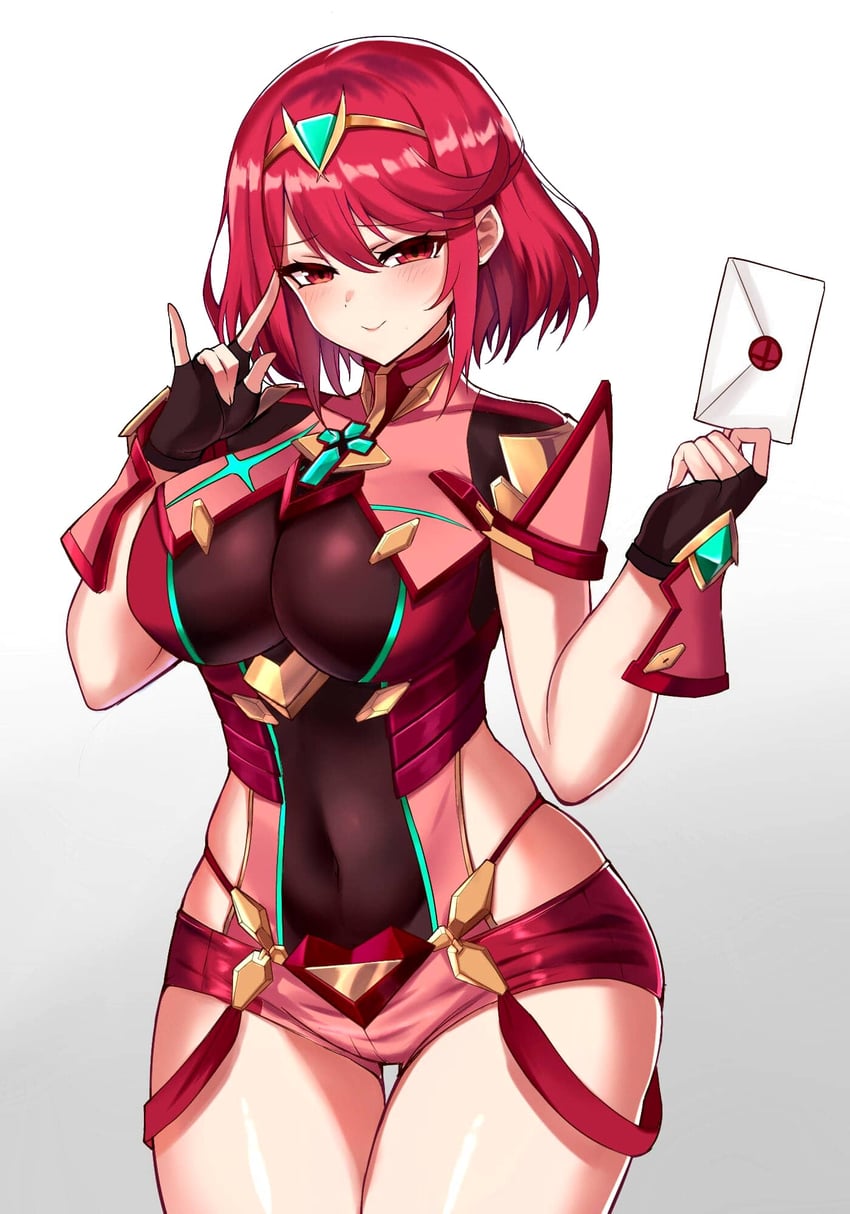pyra (xenoblade chronicles and 2 more) drawn by edboy