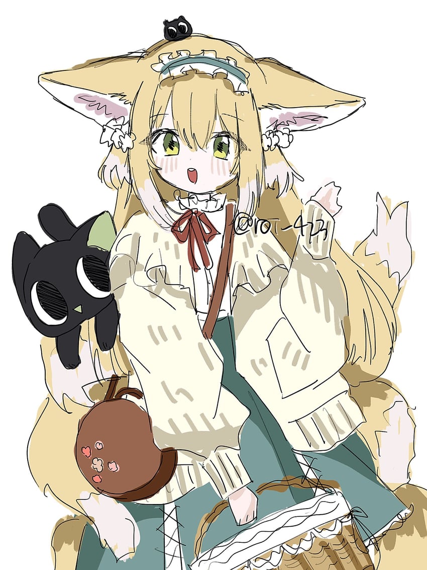 suzuran and luo xiaohei (arknights and 1 more) drawn by roi_423