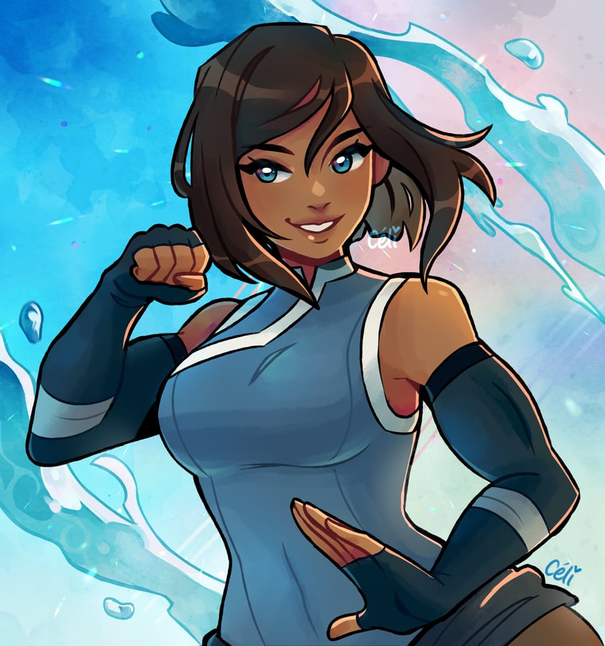 korra (avatar legends and 1 more) drawn by pianta_celi