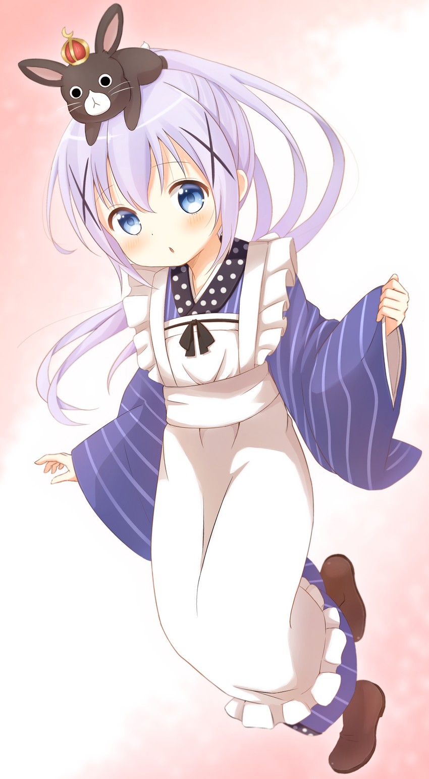 kafuu chino and anko (gochuumon wa usagi desu ka?) drawn by minatsuki_hitoka