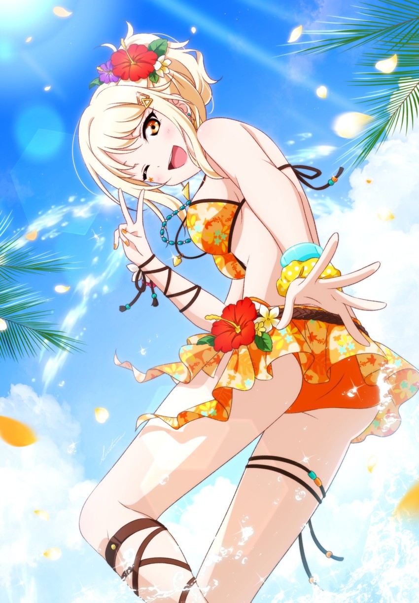 miyashita ai (love live! and 1 more) drawn by shiratama_(siratama_ll)