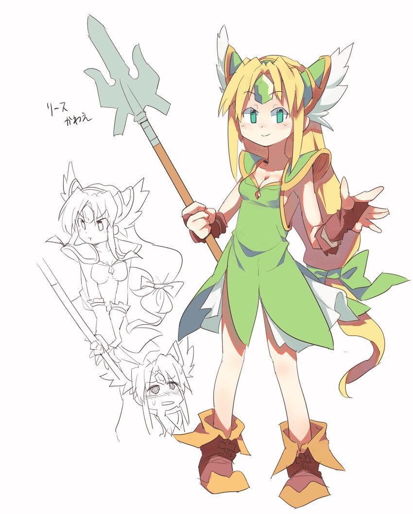 riesz (seiken densetsu and 1 more) drawn by red_miso