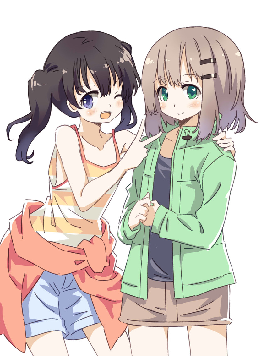 yukimura aoi and kuraue hinata (yama no susume) drawn by normaland