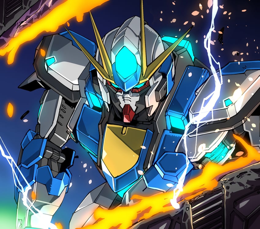 record gundam (original and 1 more) drawn by amakawa_mayu