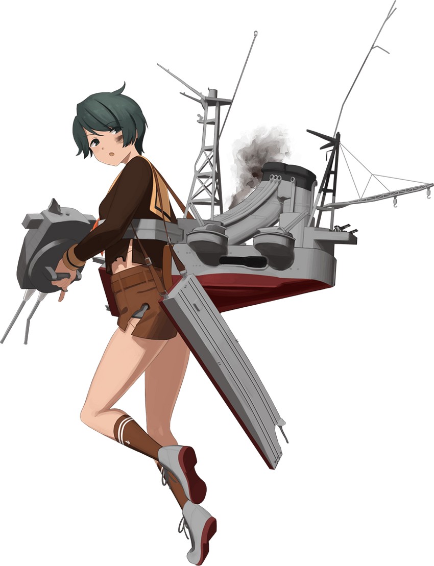 mogami and mogami kai ni (kantai collection) drawn by shibafu_(glock23)