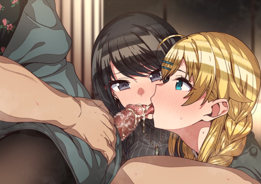 hachimiya meguru, sakuragi mano, and kazano hiori (idolmaster and 1 more) drawn by erere