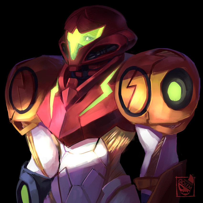 samus aran (metroid and 1 more) drawn by maskedgolem