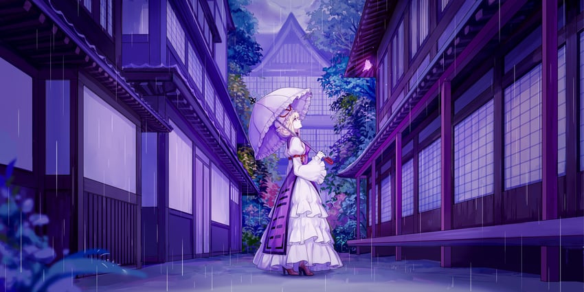 yakumo yukari (touhou and 1 more) drawn by mirror_(xilu4)