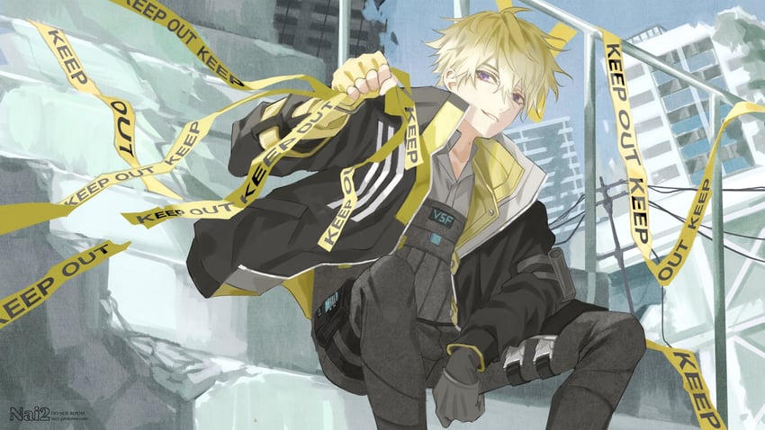 sonny brisko (nijisanji and 1 more) drawn by p9_nai