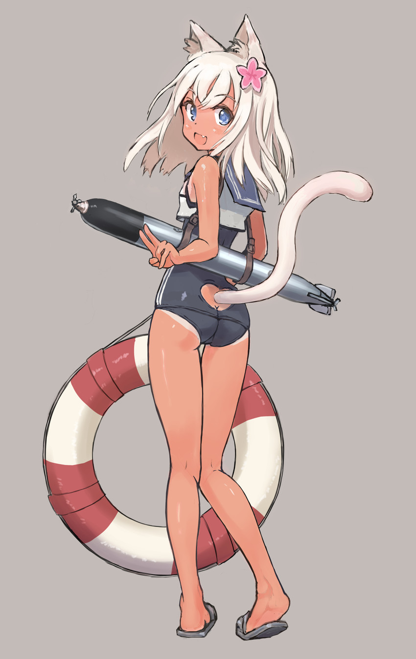 ro-500 (kantai collection) drawn by karashi_(tou_gara_shi)