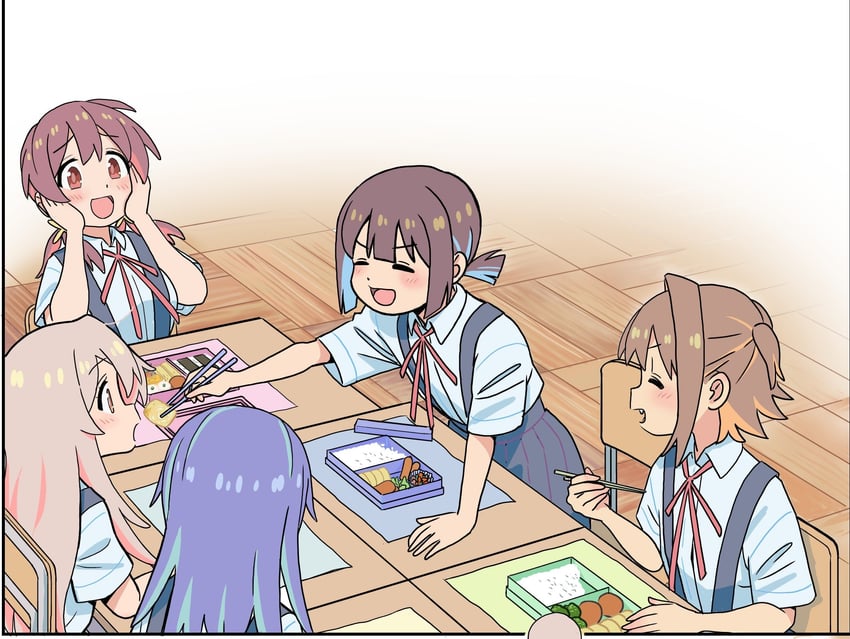 oyama mahiro, hozuki momiji, oka asahi, murosaki miyo, and tenkawa nayuta (onii-chan wa oshimai!) drawn by robomito