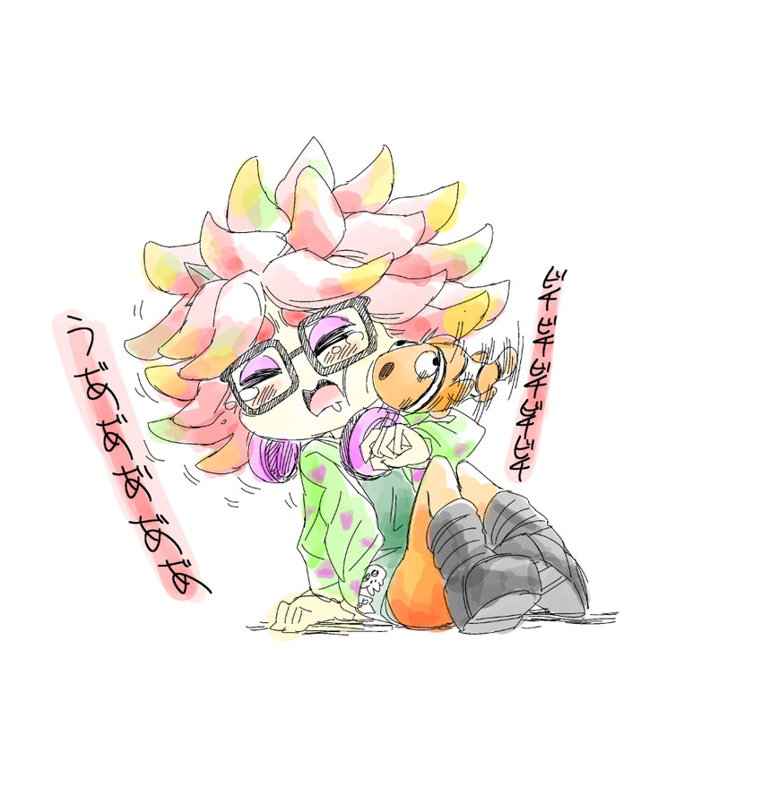 annie and moe (splatoon and 1 more) drawn by nakano_deichi