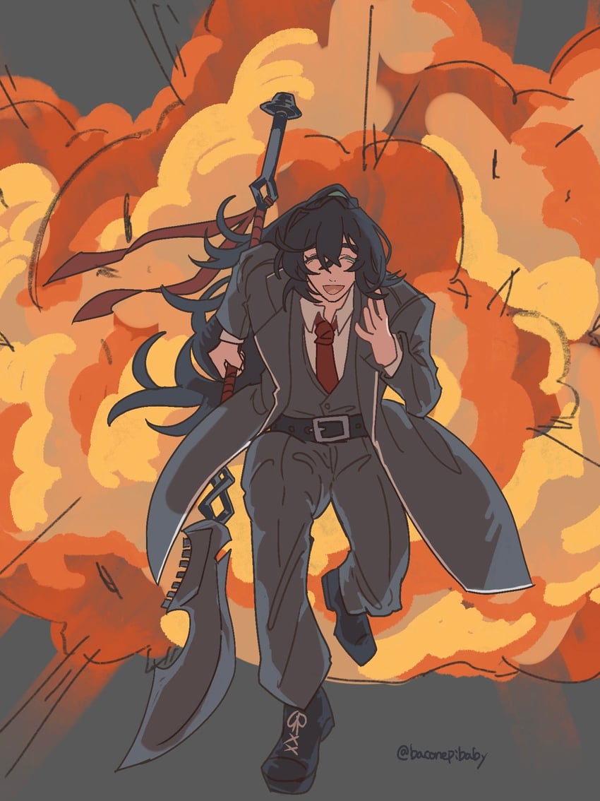 hong lu (project moon and 1 more) drawn by baconepibaby