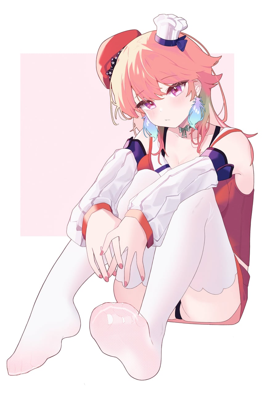 takanashi kiara (hololive and 1 more) drawn by yufu