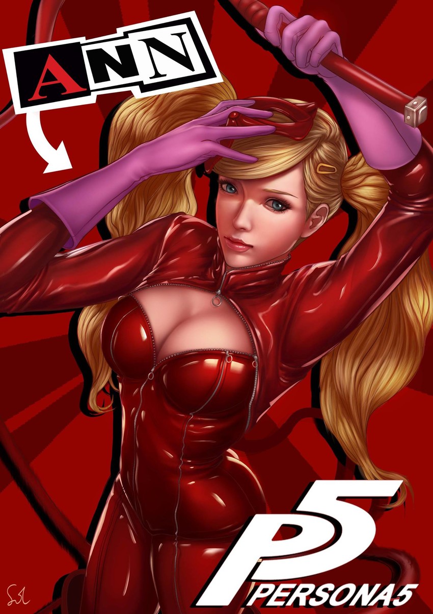 takamaki anne and panther (persona and 1 more) drawn by raphire