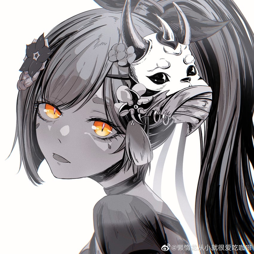 azusa (nijisanji and 2 more) drawn by landuo_long_congxiao_jiu_hen_ai_chi_kafei