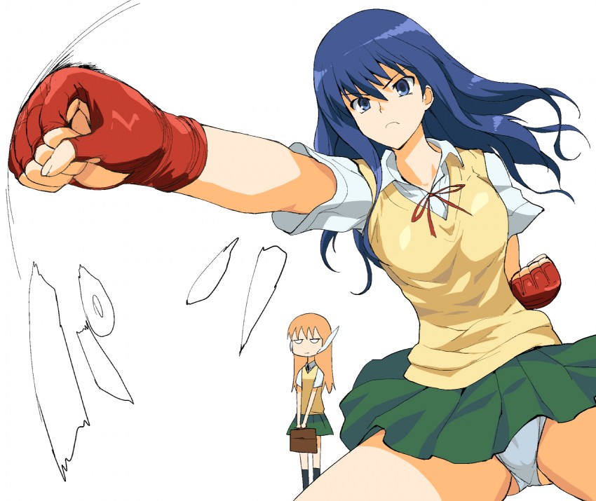 kurusugawa ayaka and serio (to heart) drawn by a1_(initial-g)