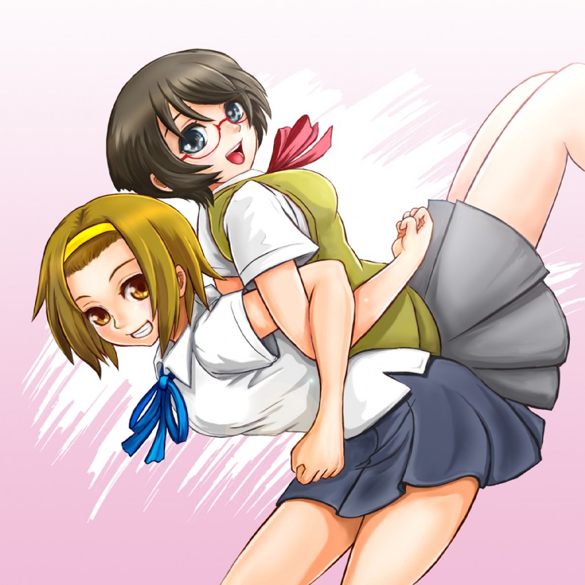 tainaka ritsu, tamura manami, and satou satomi (k-on! and 1 more) drawn by yamasan_(hachiman)