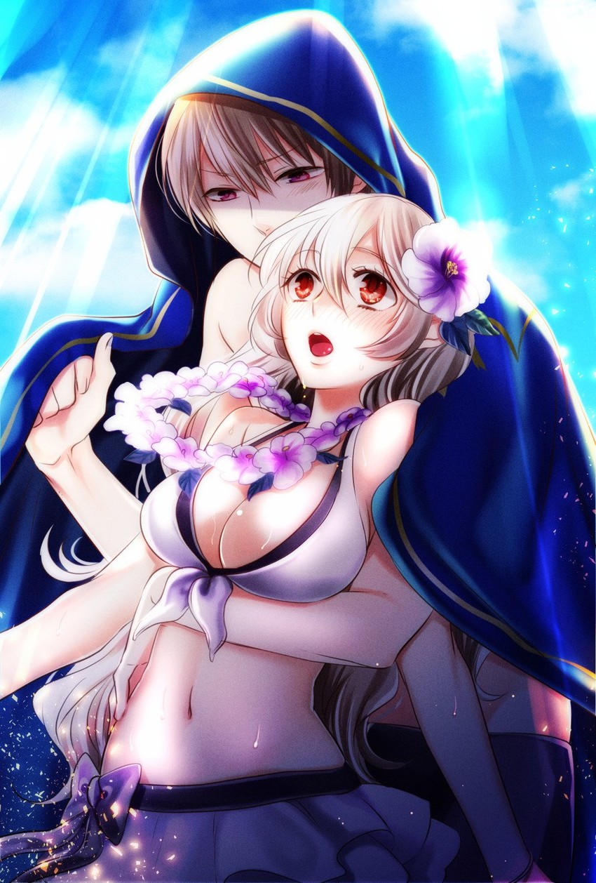 female corrin and leo (fire emblem and 1 more) drawn by hana_(interstice)