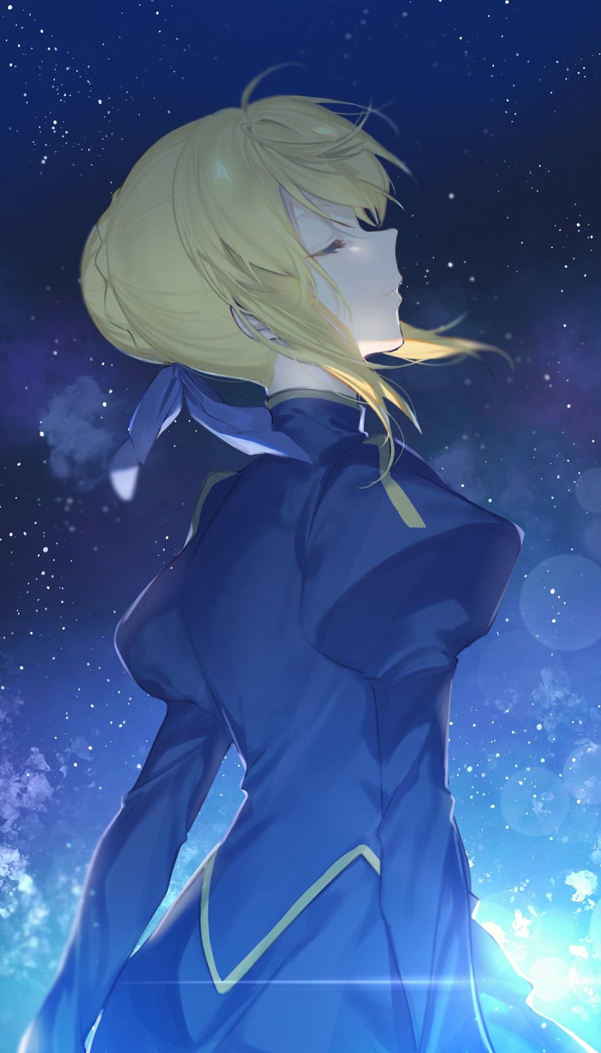 artoria pendragon and saber (fate and 1 more) drawn by nozawa_noko