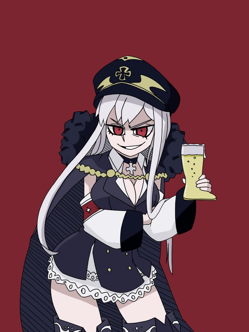lucifer and kar98k (girls' frontline and 1 more) drawn by kalpa1405