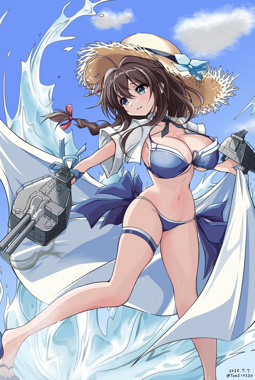 shigure and shigure kai san (kantai collection) drawn by toms