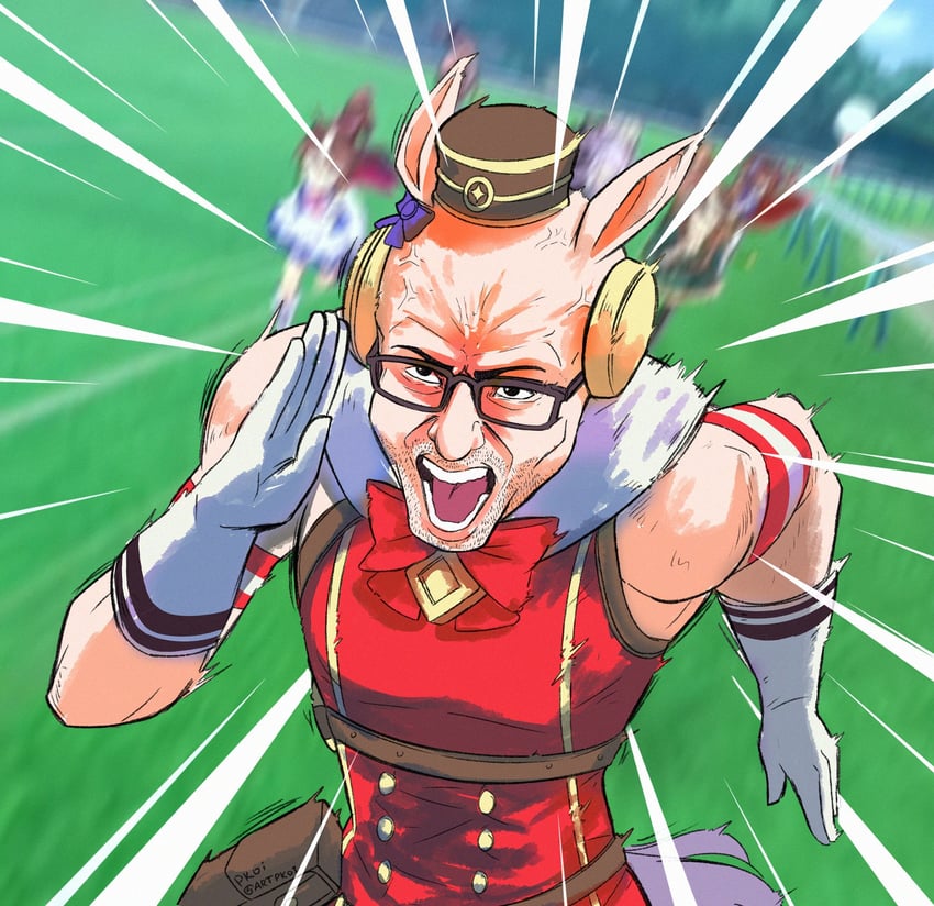 gold ship, tokai teio, symboli rudolf, and northernlion (umamusume and 1 more) drawn by pkoi